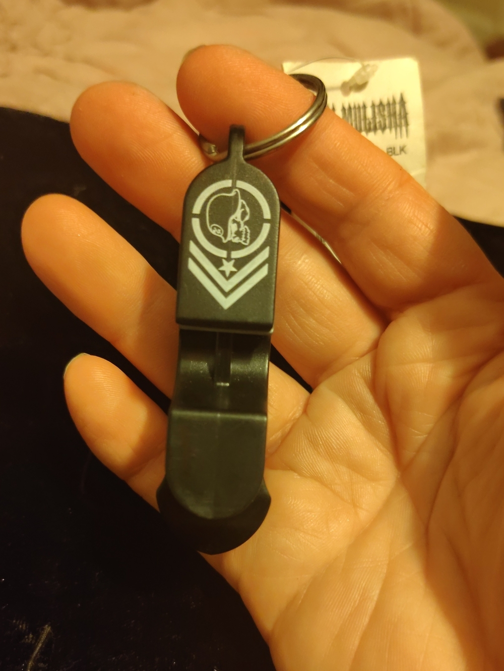 Black Shotgunner Keychain - Metal Mulisha